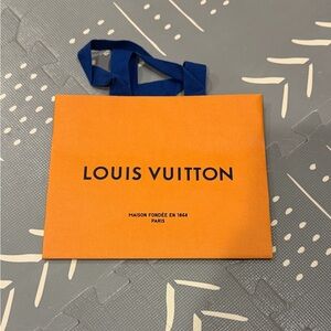 NEW. Louis Vuitton Vibrant Orange Gift Bag